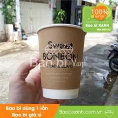 Ly giấy BonBon Coffee &  Bread