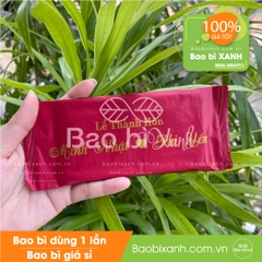 Khăn lạnh tiệc cưới Minh Nhật & Phi yến