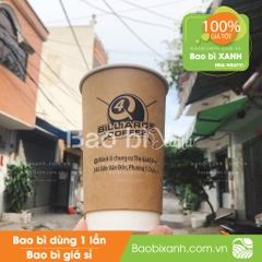 Ly giấy BILLARDS Coffee