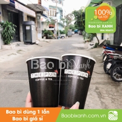 Ly giấy The Pun Coffee & Tea