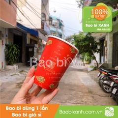Ly giấy Chợ Cà Phê phiên bản Tết