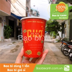 Ly giấy Chợ Cà Phê phiên bản Tết