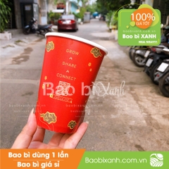 Ly giấy Chợ Cà Phê phiên bản Tết