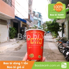 Ly giấy Chợ Cà Phê phiên bản Tết