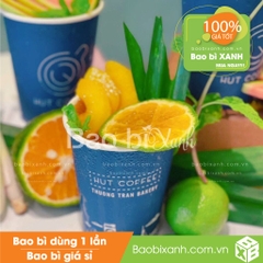 Ly giấy Hut Coffee