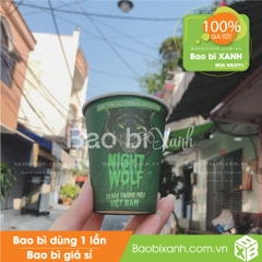 Ly giấy nước tăng lực Sâm Ngọc Linh Sói Đêm Night Wolf