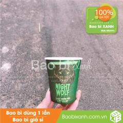 Ly giấy nước tăng lực Sâm Ngọc Linh Sói Đêm Night Wolf