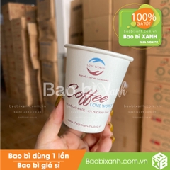 Ly giấy Love World Coffee