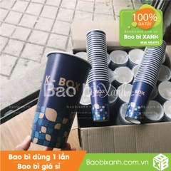 Ly giấy K - BOX Esport Coffee