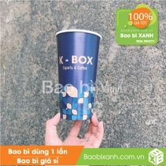 Ly giấy K - BOX Esport Coffee