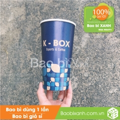 Ly giấy K - BOX Esport Coffee