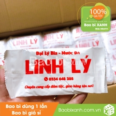 Khăn lạnh đại ly bia nước đá Linh Lý