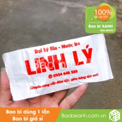 Khăn lạnh đại ly bia nước đá Linh Lý