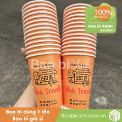 Ly giấy Nhà Tranh Coffee & Bakery