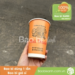 Ly giấy Nhà Tranh Coffee & Bakery