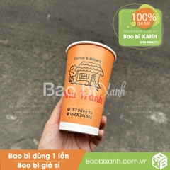 Ly giấy Nhà Tranh Coffee & Bakery