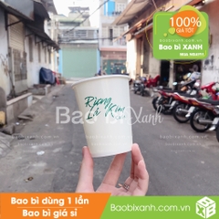 Ly giấy Rừng Lá Kim cafe
