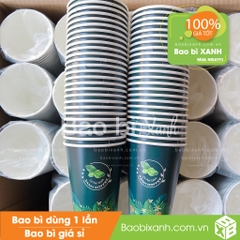 Ly giấy Xanh Coffee