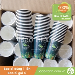 Ly giấy Xanh Coffee