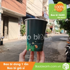 Ly giấy Xanh Coffee