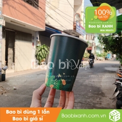 Ly giấy Xanh Coffee