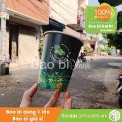 Ly giấy Xanh Coffee