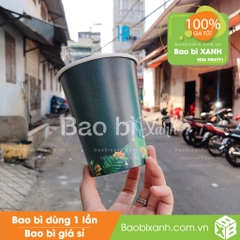 Ly giấy Xanh Coffee
