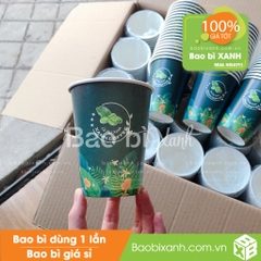 Ly giấy Xanh Coffee