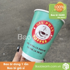 Ly giấy Gia Phan Coffee