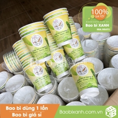 Ly giấy Thỏ Ăn Uống