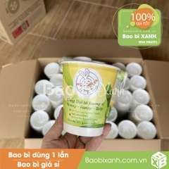 Ly giấy Thỏ Ăn Uống
