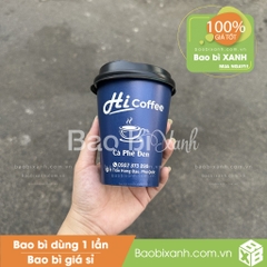 Ly giấy Hi Coffee (Mẫu Xanh)