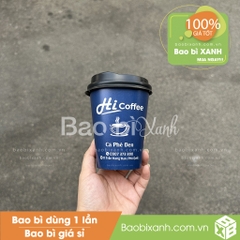 Ly giấy Hi Coffee (Mẫu Xanh)