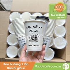 Ly giấy Ban Mê 47 cà phê