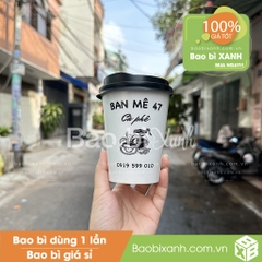 Ly giấy Ban Mê 47 cà phê