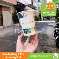 Ly giấy Ân Coffee Tea