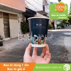 Ly giấy Blue Saigon Coffee