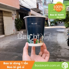 Ly giấy Blue Saigon Coffee