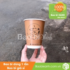 Ly giấy Bình Minh Coffee