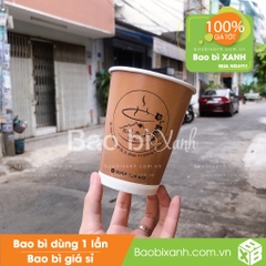 Ly giấy Bình Minh Coffee