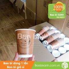 Ly giấy Bình Minh Coffee