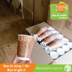Ly giấy Bình Minh Coffee