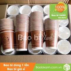 Ly giấy Bình Minh Coffee