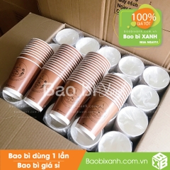 Ly giấy Bình Minh Coffee