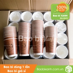 Ly giấy Bình Minh Coffee