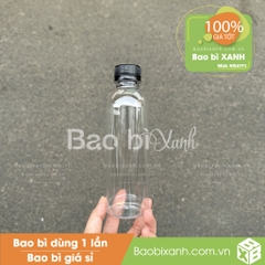 Chai nhựa 300ml tròn cao