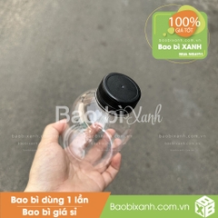 Chai nhựa 330ml tròn lùn miệng rộng