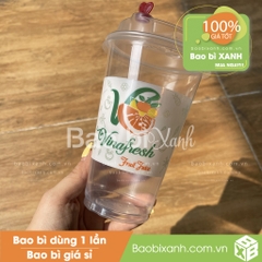 Ly nhựa Vina Fresh Fruit Juice