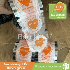 Cuộn màng ép Hà sinh tố & cà phê