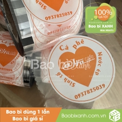 Cuộn màng ép Hà sinh tố & cà phê